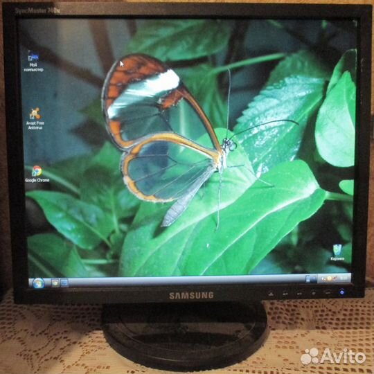 Монитор ЖК 17 дюймов компьютера, ноутбука, ЭЛТ