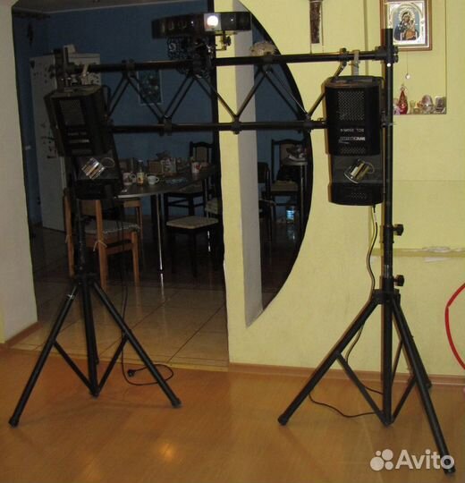 Светомузыка Сканеры IL Роллер 2шт Gobo Mic DMX Pro