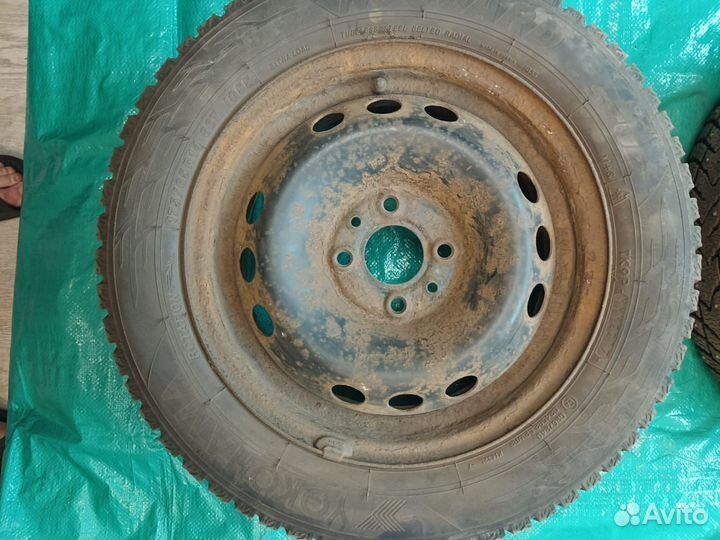 Колеса зима 4 шт R14 175/65 4x98 ET44 DIA58.1 Шипы