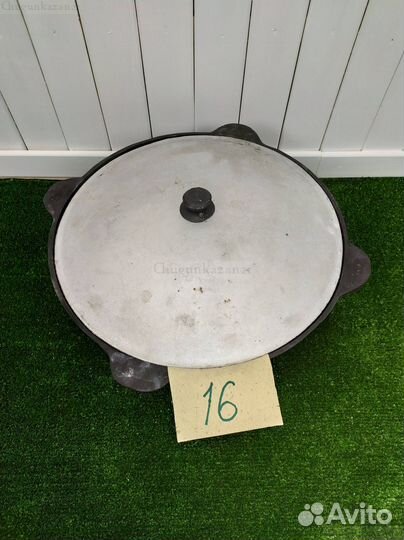 Казан чугунный 16л