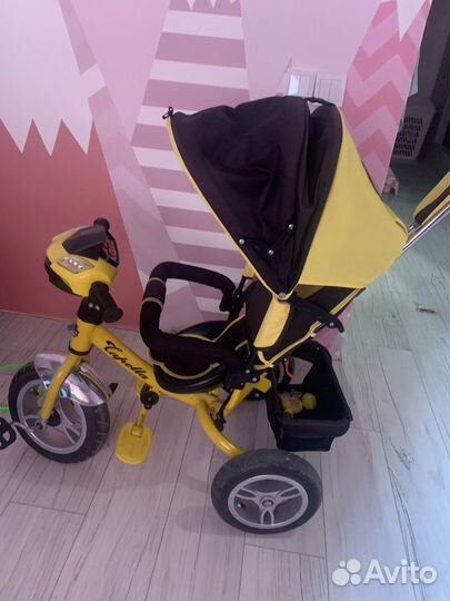 Трехколесный велосипед коляска