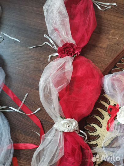 Украшение для машины на свадьбу