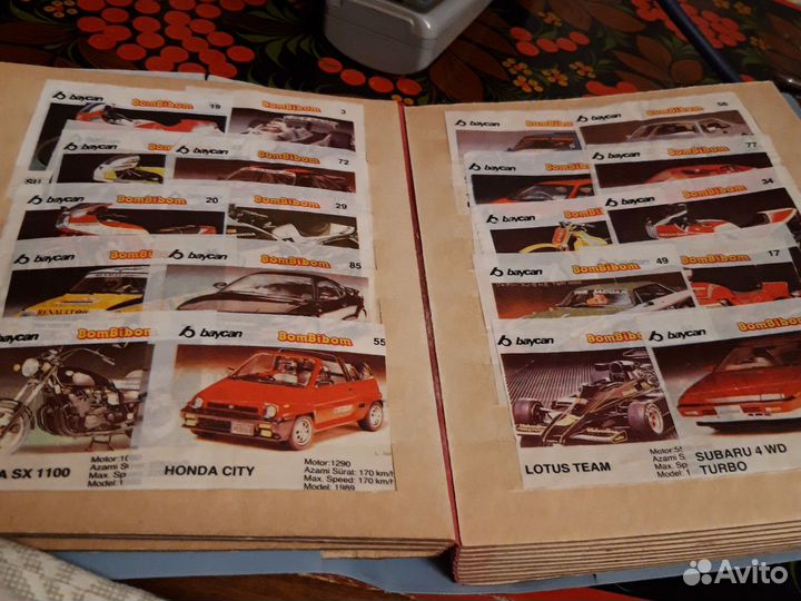 Вкладыш от жевательной резинки,коллекция