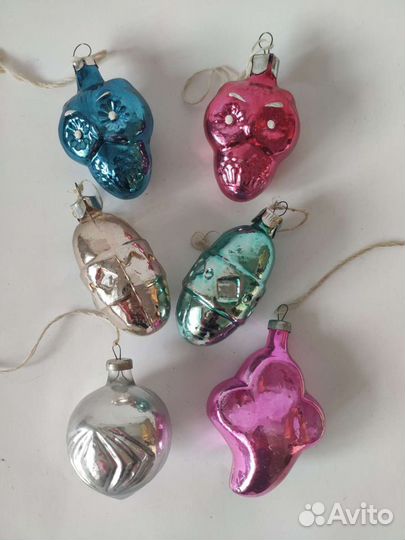 Елочные игрушки СССР