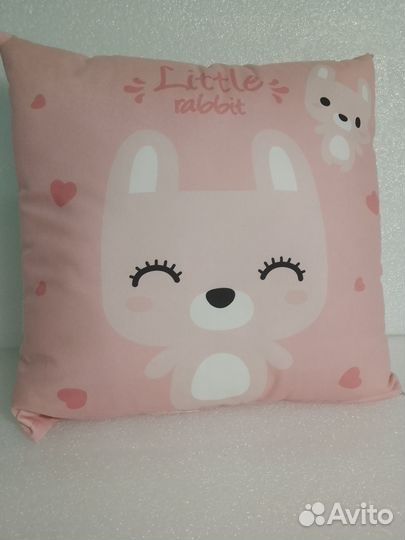 Подушка декоративная девочке. Новая. Мега 45*45 см