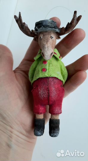 Ватные елочные игрушки новые