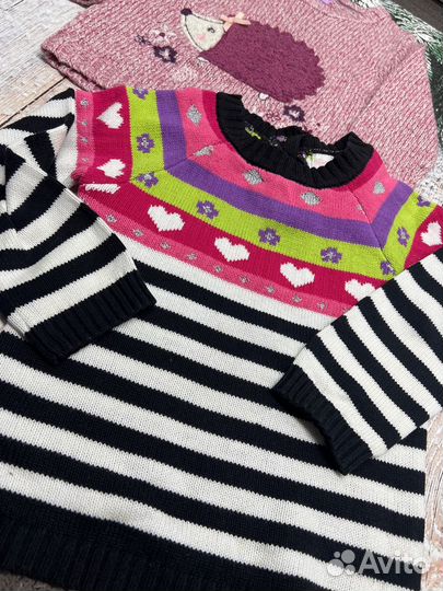 Свитер кофта для девочки 92-98 98-104 за оба