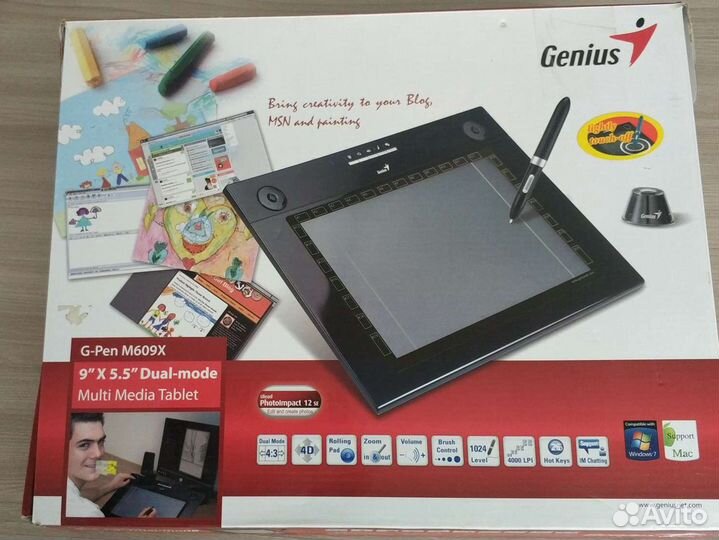 Графический планшет genius g pen m609x