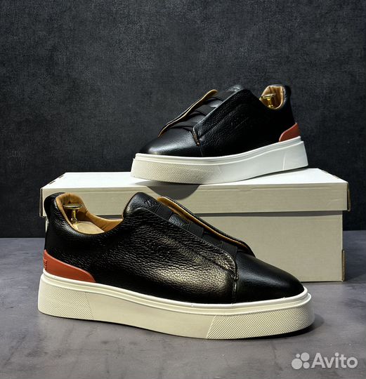 Слипоны мужские zegna