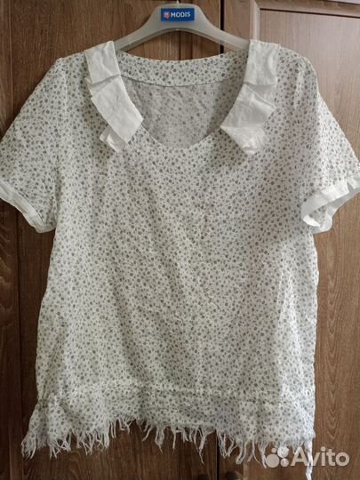 Блузка летняя женская хб 52-54р