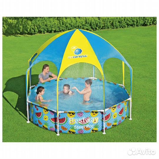 Бассейн каркасный Steel Pro 56432 (244 х 51см)