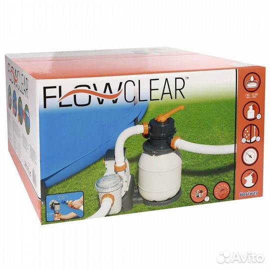 Фильтрационная установка с насосом 5 куб.м в час