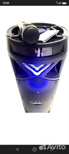 Колонка аудио с блютуз и микрофоном