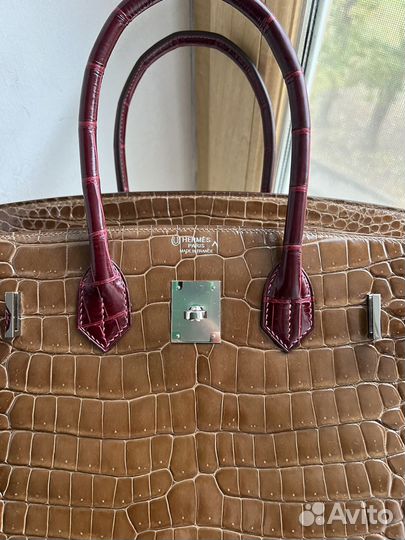 Сумка Hermes Birkin 35 croco bi-color porosus