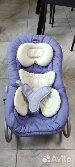 Шезлонг chicco для новорождённых