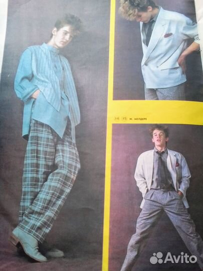 Рижский журнал мод 1987 г. с выкройками