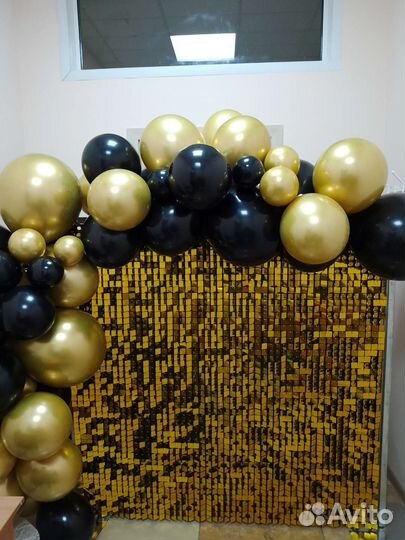 Фотозона из пайеток,Шары