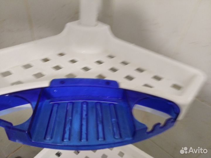 Полка для ванной угловая многоярусная