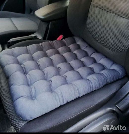 Подушка на стул ортопедическая с лузгой гречихи