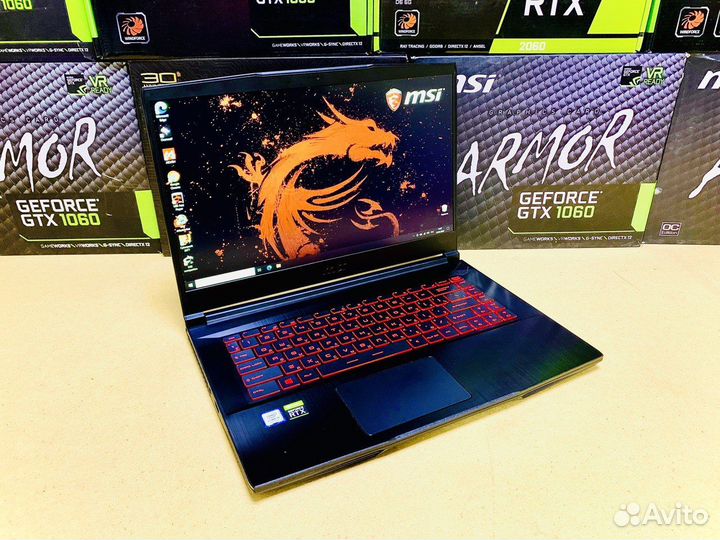 Игровой ноутбук MSI Core i5 RTX 2060 6Gb