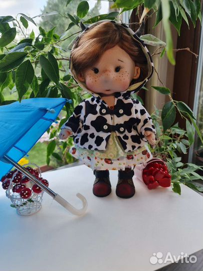 Текстильная интерьерная кукла