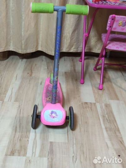 Самокат детский трехколесный бу