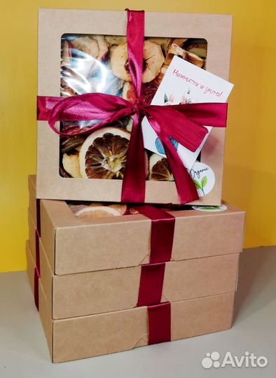 Сушеные фрукты без сахара 