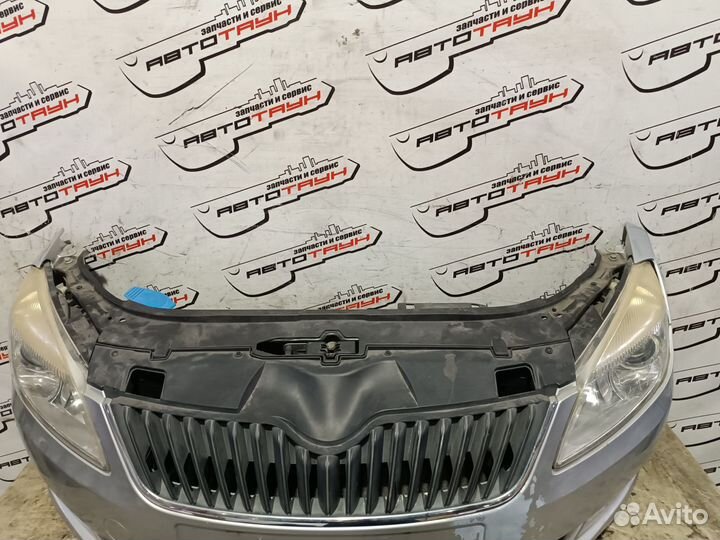 Nosecut skoda fabia roomster 5J2 5J5 5J7 2 модель 5J0807221D серый DY354