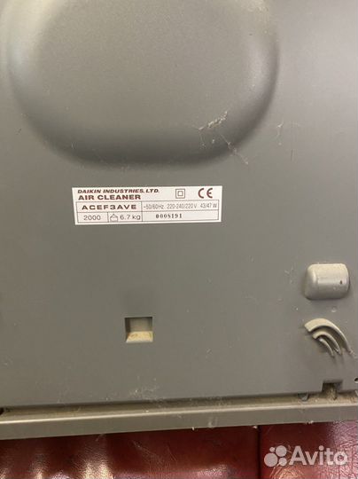 Ионизатор очиститель воздуха daikin acef3ave