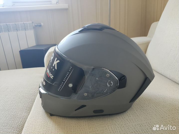 Мотошлем Airoh valor антрацит матовый M