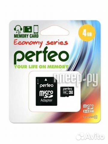 4Gb - Perfeo Micro Secure Digital HC Class 10