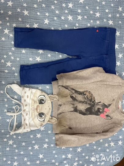 Вещи на девочку пакетом 18-24 месяца