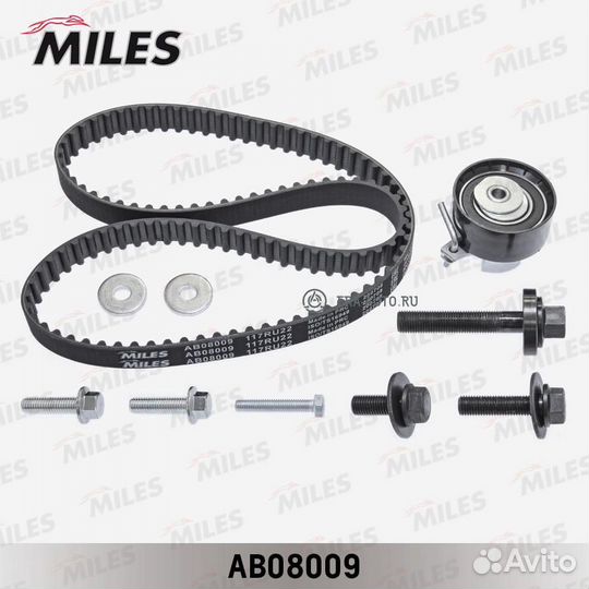 Miles AB08009 Комплект ремня грм ford/mazda/volvo