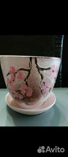 Набор керамических кашпо