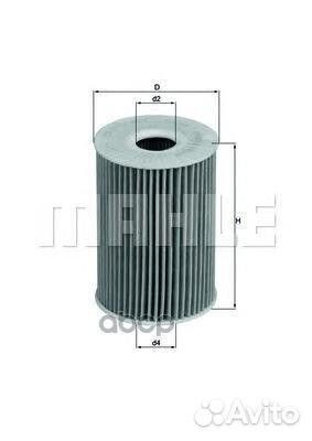 Фильтр масляный OX415D Mahle/Knecht