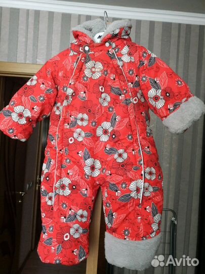 Комбинезон зимний на 6-12 мес