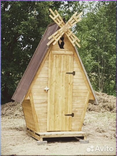 Дачный туалет домик YBJ