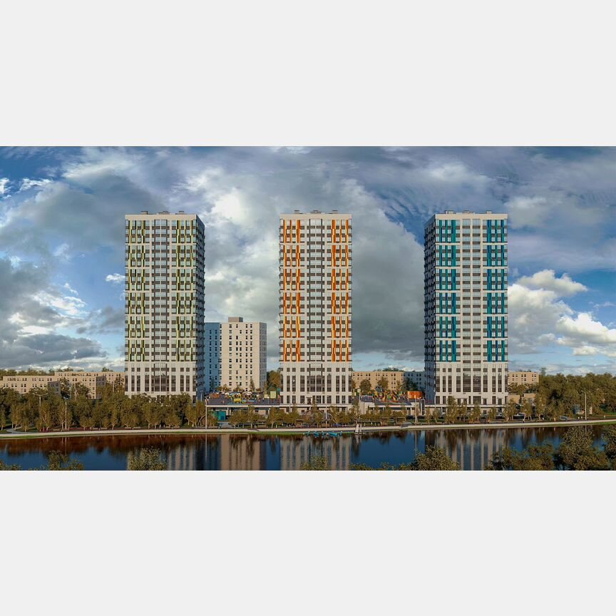 2-к. квартира, 69,4 м², 3/23 эт.