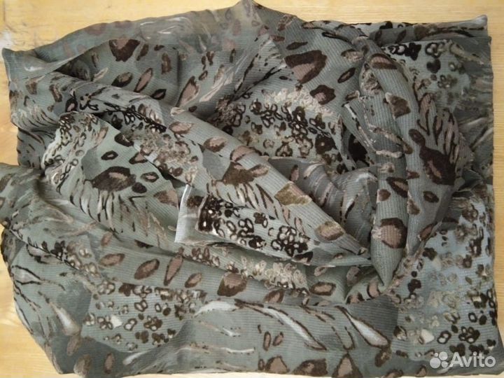 Панбархат натуральный и шелк натурал отрез ткани