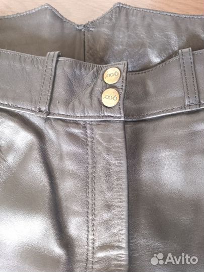 Мотоштаны кожаные унисекс