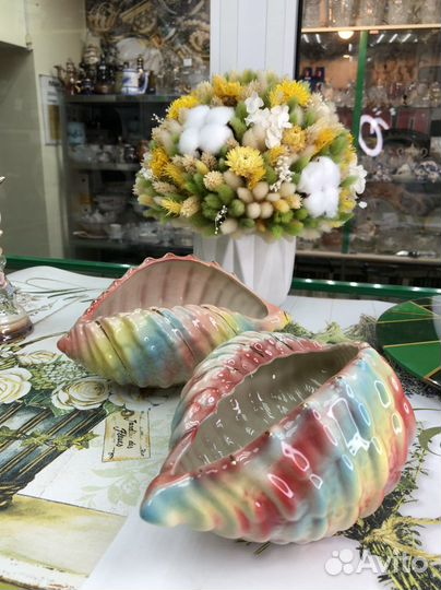 Komok ваза-конфетница «Ракушка»