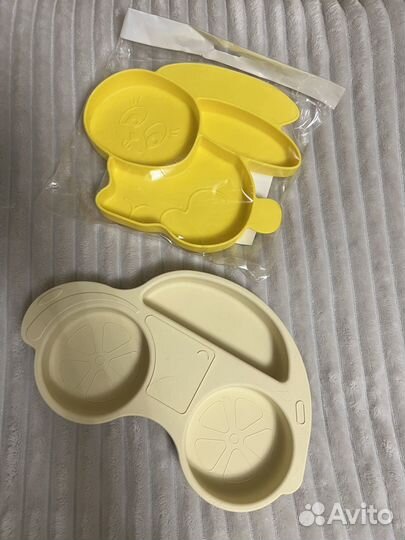 Тарелка силиконовая детская