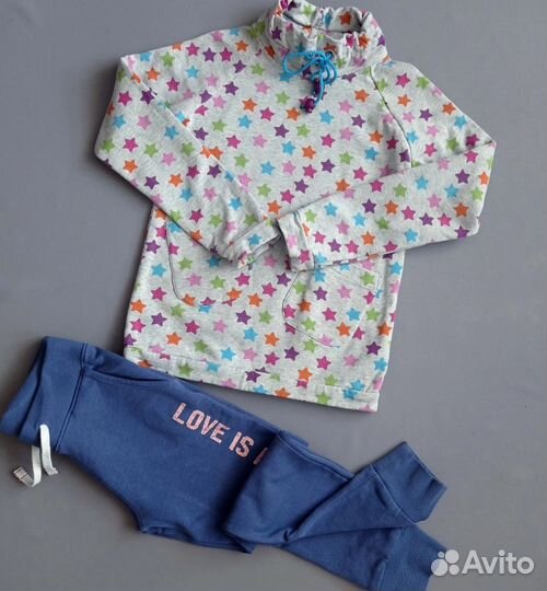 Фирменные вещи на девочку 134