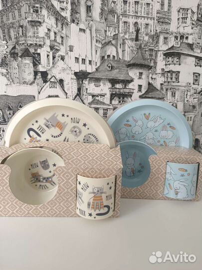 Новый Набор посуды детский посуда для малышей