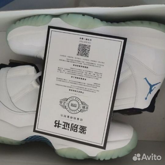 Nike air jordan 11 legend blue оригинал