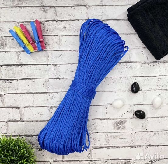 Шнур полипропиленовый 4мм 100м с сердечником шпт