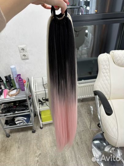 Хвост на резинке, афрохвост на резинке