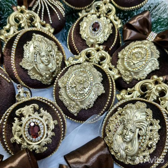 Елочные украшения шары