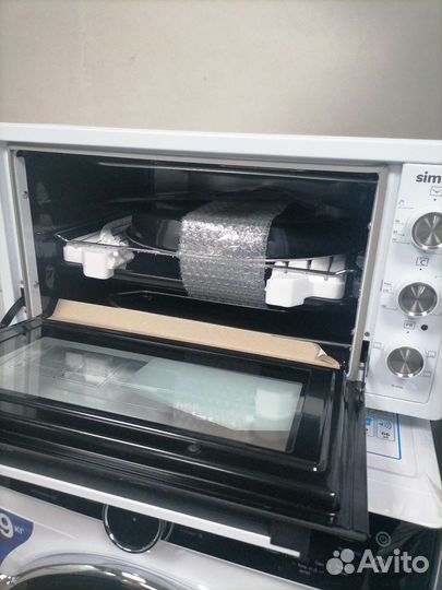 Мини печь новая большая 45 литров