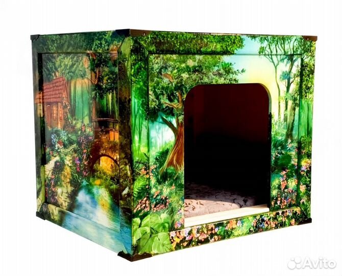 Домик для маленьких собак, кошек Сказочный лес